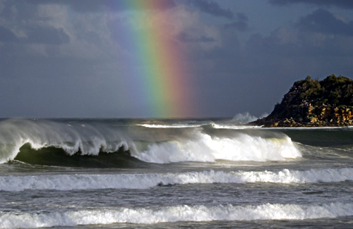 Ocean rainbow; sea of stories