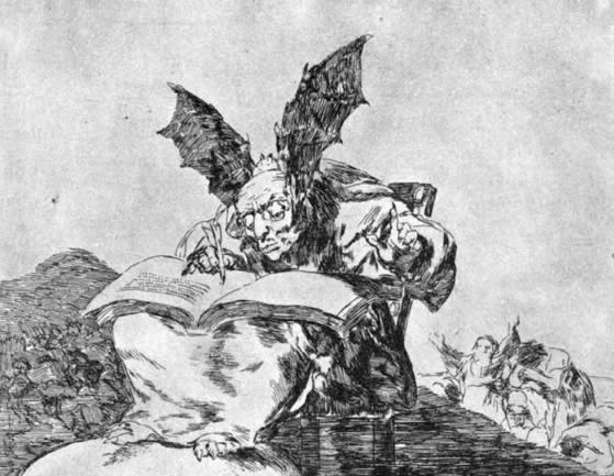 Goya: demonic bureaucrat