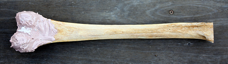 Kangling construction showing Bondo knee end